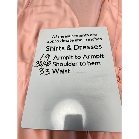 Torrid Pink Georgette Wrap Tunic Blouse High Low Hem Size 1X - Picture 11 of 11